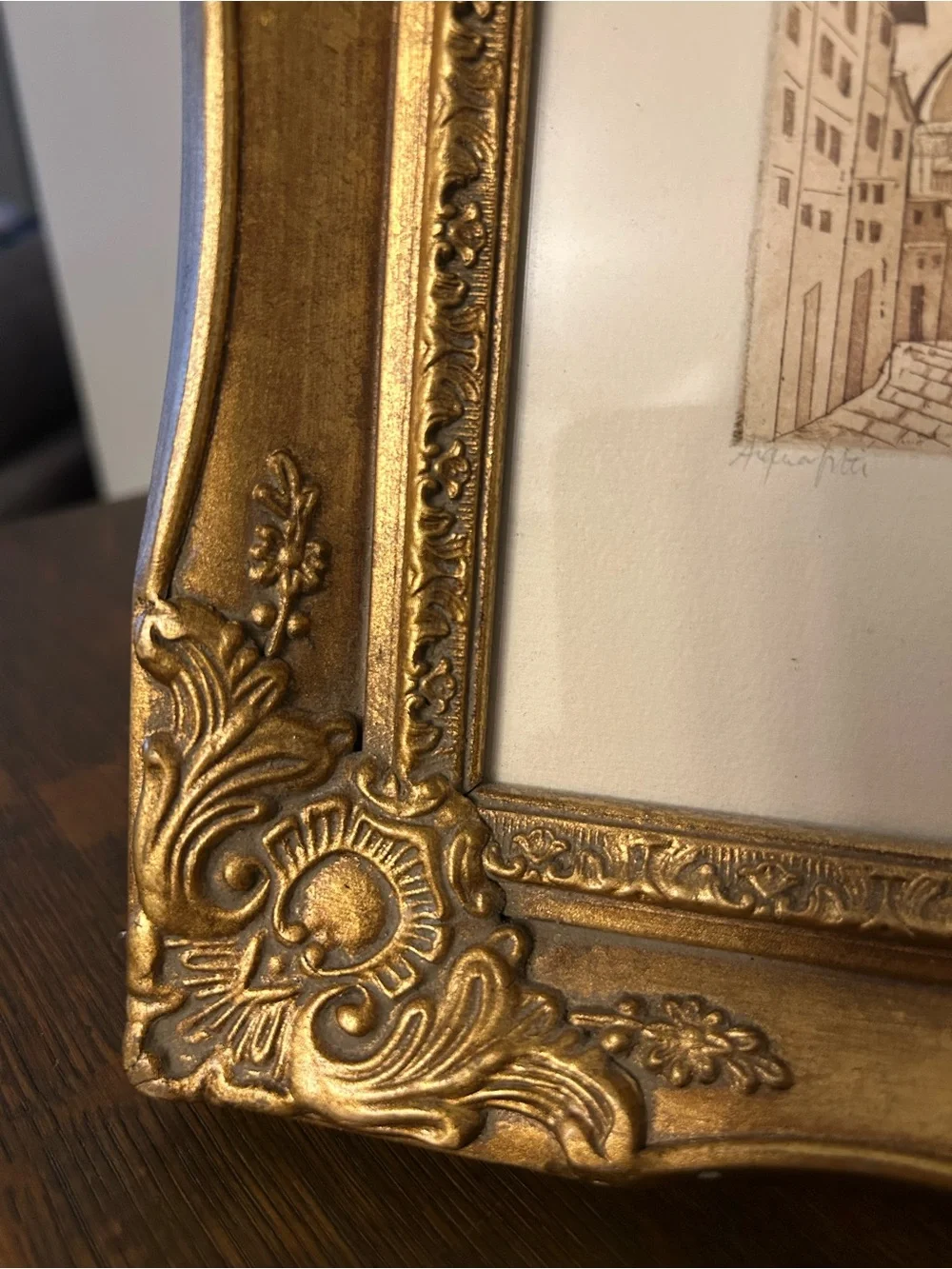 Etched Florence Italy art 240/300